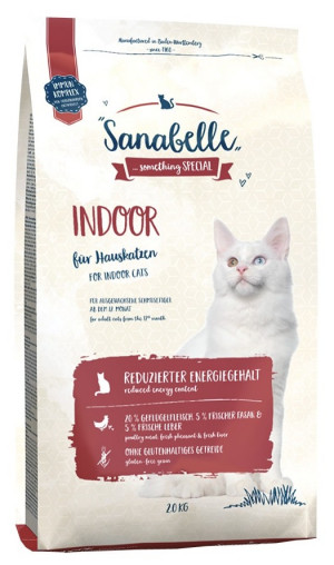 SANABELLE Indoor - sausā barība kaķiem 10kg